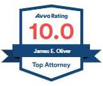 Avvo rating 10.0 James E. Oliver Top Attorney